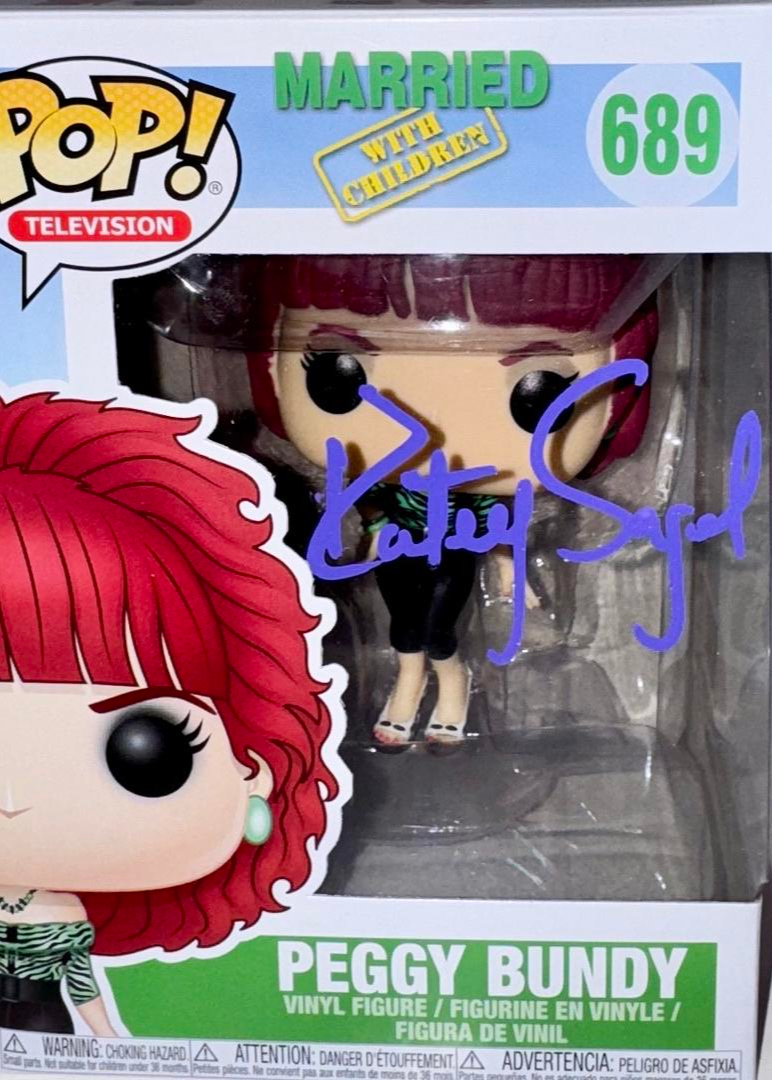 Katey Sagal Signed Funko Pop #689 "Peggy Bundy" (Married With Children) - Beckett COA